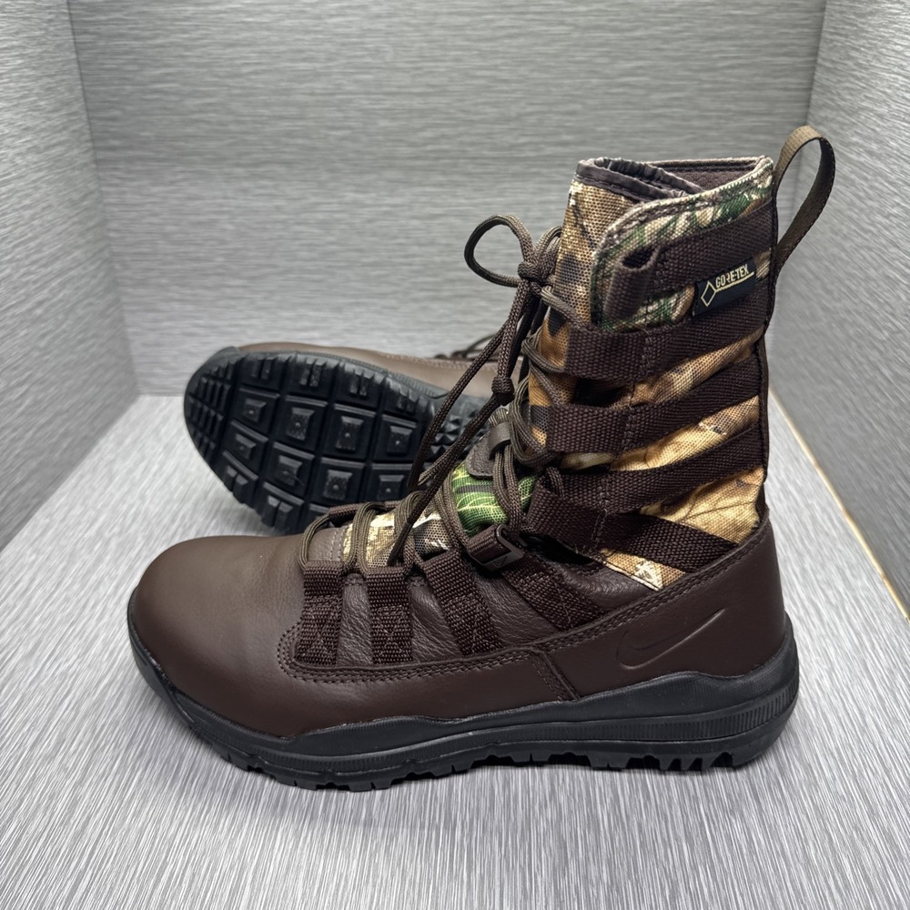 Nike SFB Tactical Boots Gore-Tex Waterproof Brown Camo Mens 7